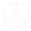 Mandrino autocentrante guida semplice 3+3 / 4+4 griffe - immagine 3