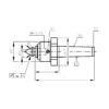 Contropunta rotante per macchine cnc con punta intercambiabile e ghiera di estrazione - Image 2
