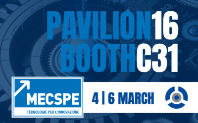 SOGIMUT MECSPE | PAV. 16 | BOOTH C31 | 4-6 MARCH BOLOGNA FAIR